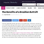 Benefits of a Brazilian Butt Lift