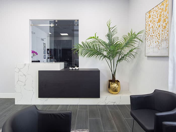 Elite Plastic Surgery reception area